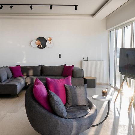 Lost In The View, Luxury Apartment With Seaview Rethymno  Bagian luar foto