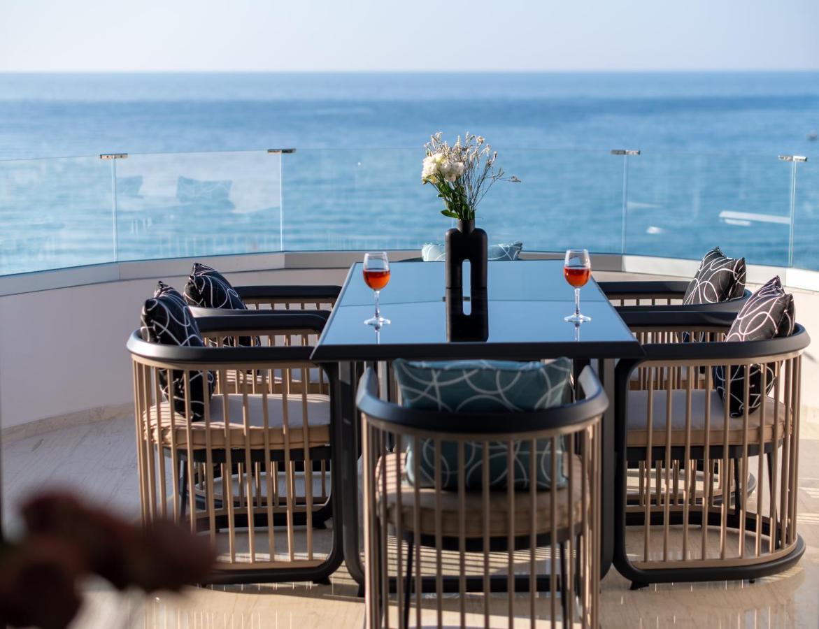 Lost In The View, Luxury Apartment With Seaview Rethymno  Bagian luar foto