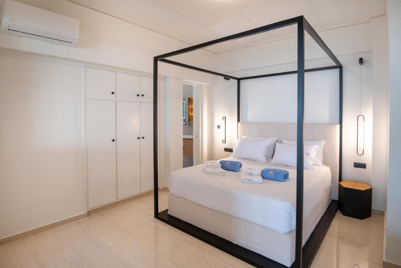 Lost In The View, Luxury Apartment With Seaview Rethymno  Bagian luar foto