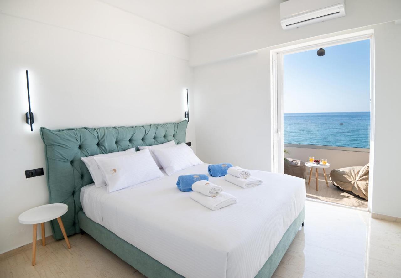 Lost In The View, Luxury Apartment With Seaview Rethymno  Bagian luar foto
