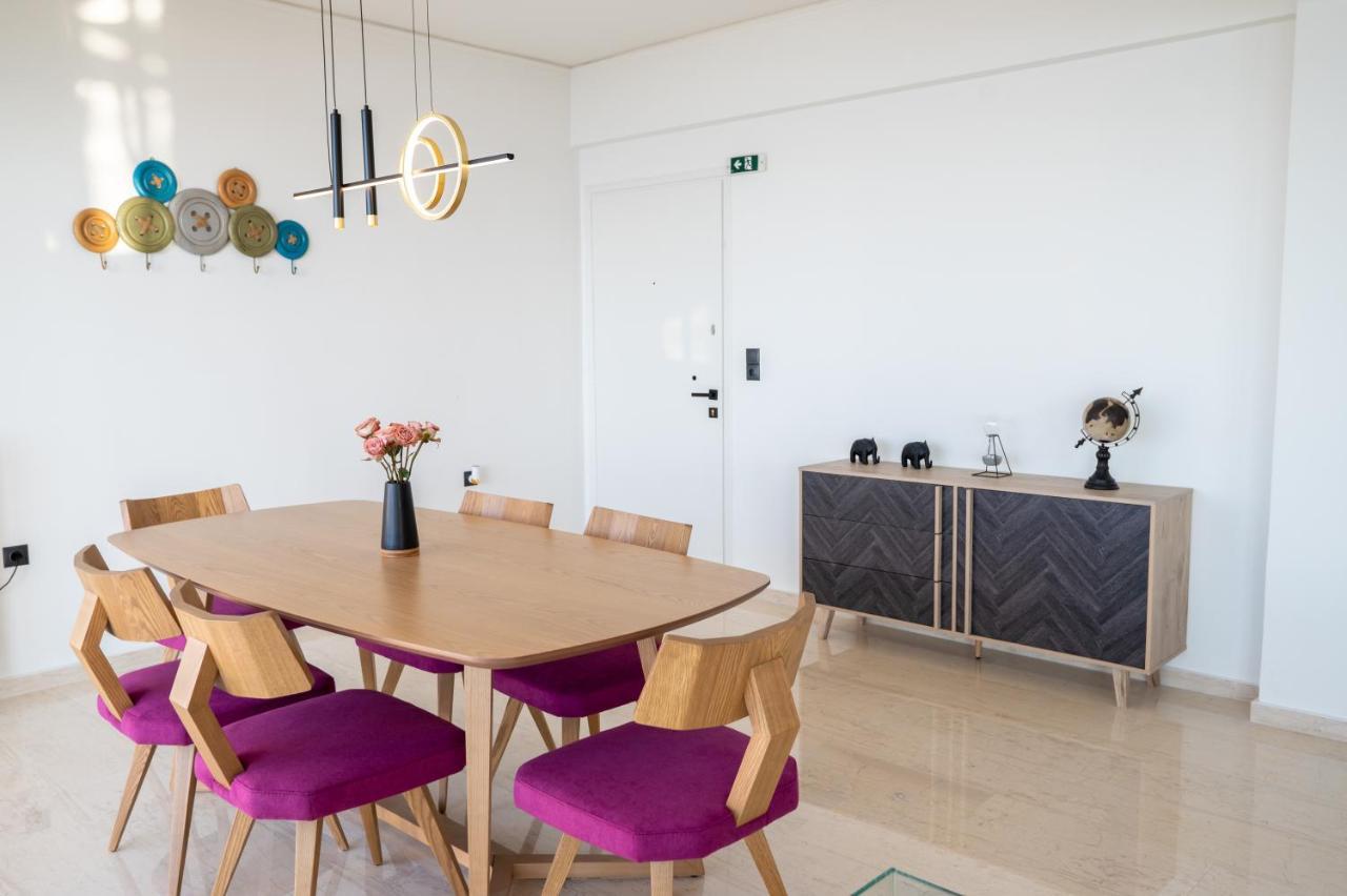 Lost In The View, Luxury Apartment With Seaview Rethymno  Bagian luar foto