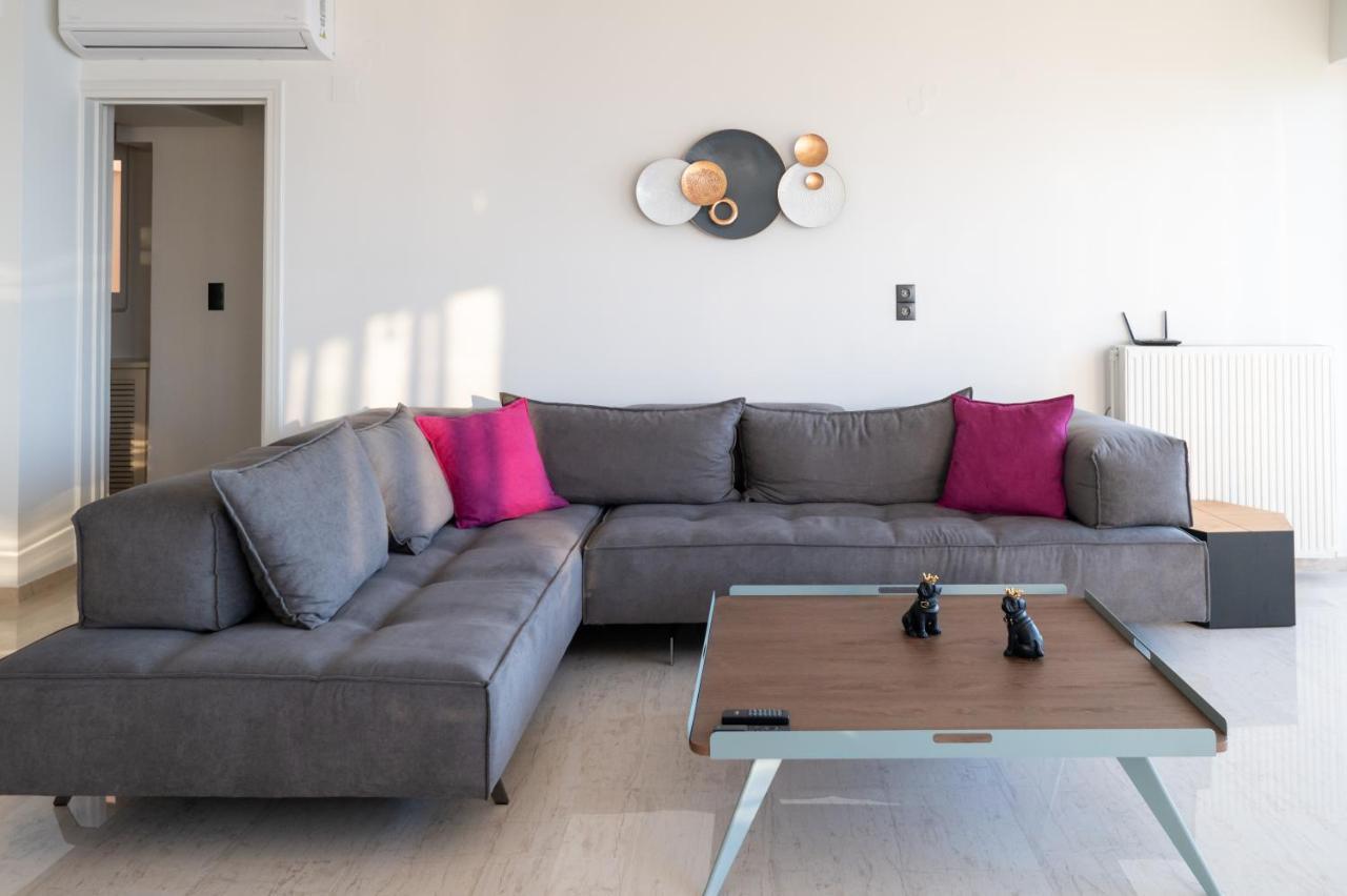 Lost In The View, Luxury Apartment With Seaview Rethymno  Bagian luar foto
