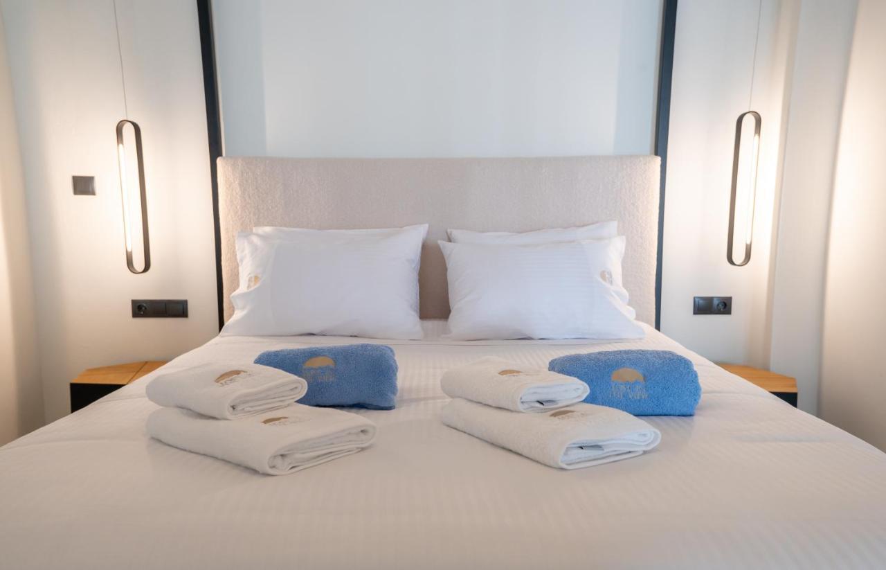 Lost In The View, Luxury Apartment With Seaview Rethymno  Bagian luar foto