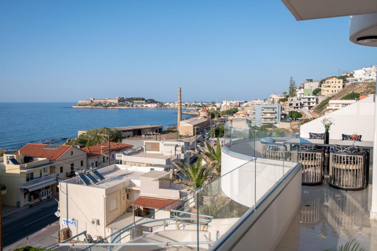 Lost In The View, Luxury Apartment With Seaview Rethymno  Bagian luar foto